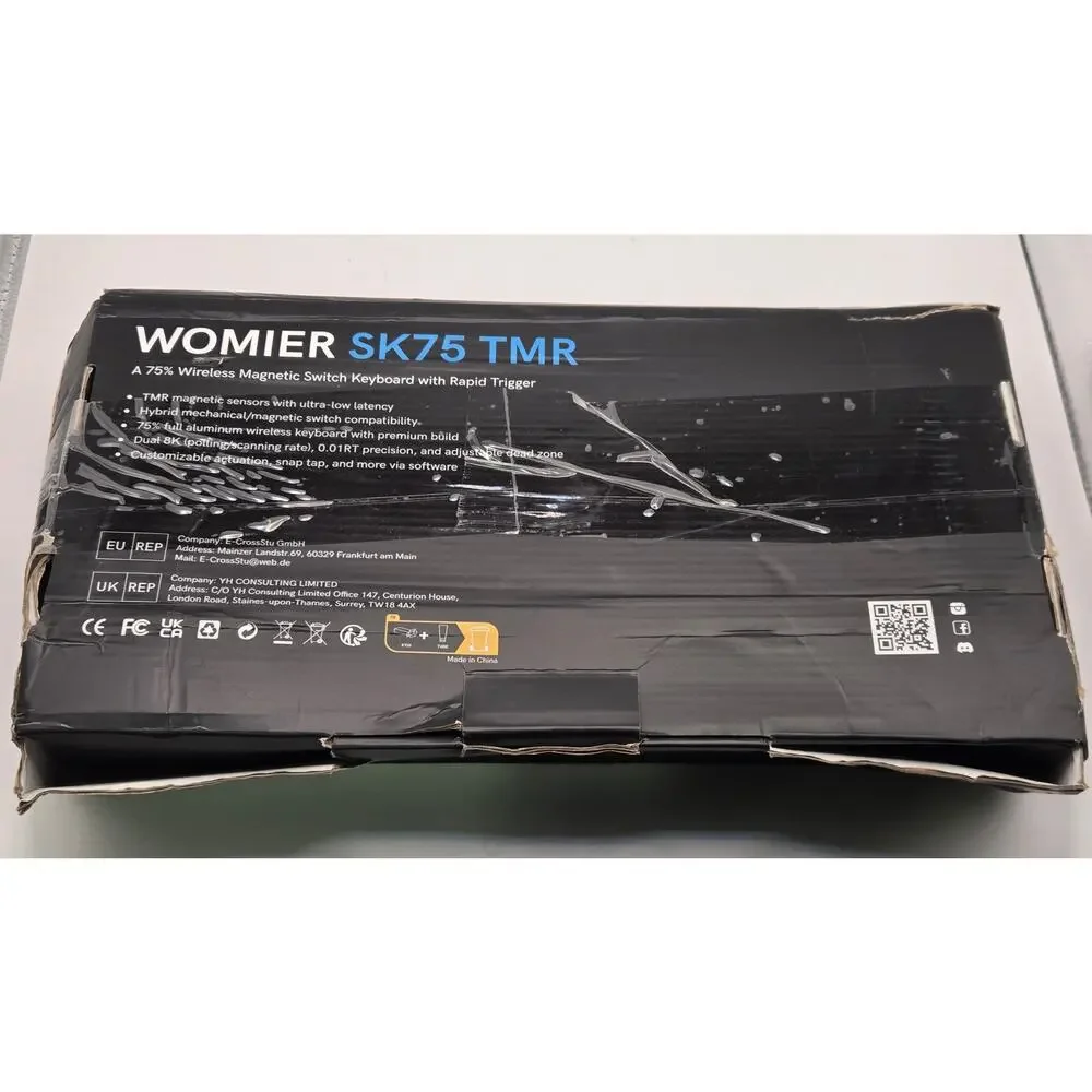 Womier SK75 TMR 75% Wireless Magnetic Gaming Keyboard RGB Aluminum Tested